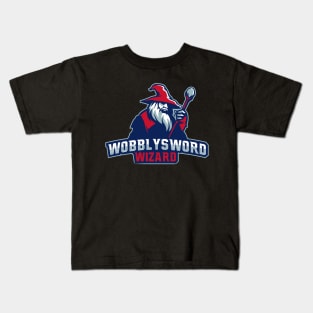 WobblySword Wizard Magic Badge Kids T-Shirt